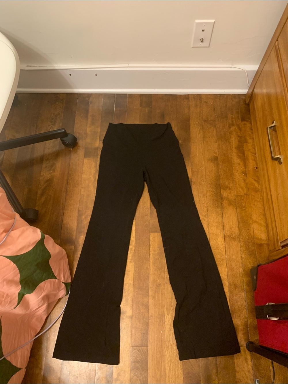 TNA Black Stretch Flare Pants